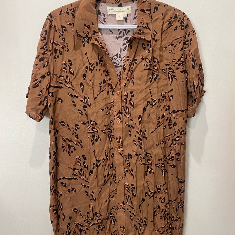 Saltwater LUXE Brown Casual Dress